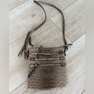 Elegant Brown Textured Women's Bag